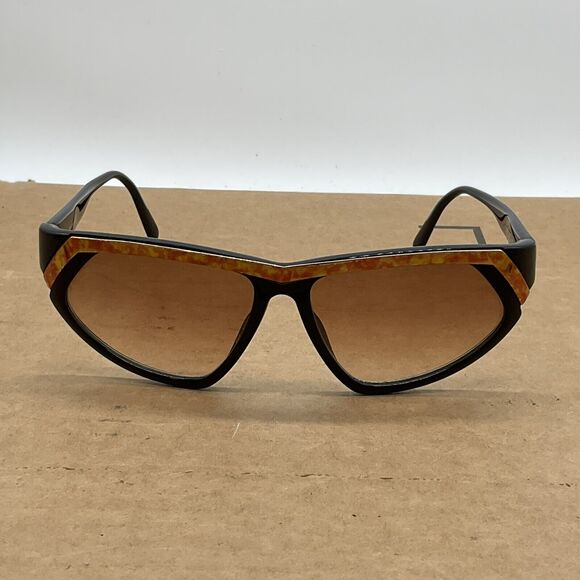Vintage Zeiss 8156 8200 Black Brown Oval Sunglasses Germany main image 10